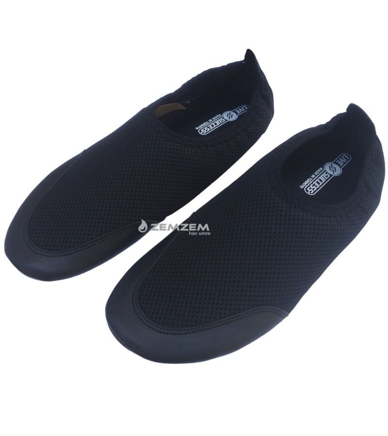 Ortapedik Tabanlı Tavaf Patiği Siyah