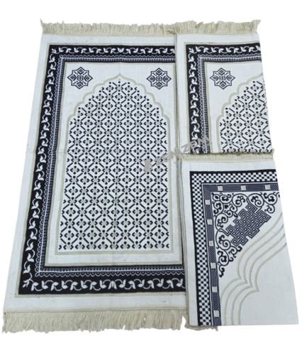 Seccade Kadife Açık Renk Simli 550 gr