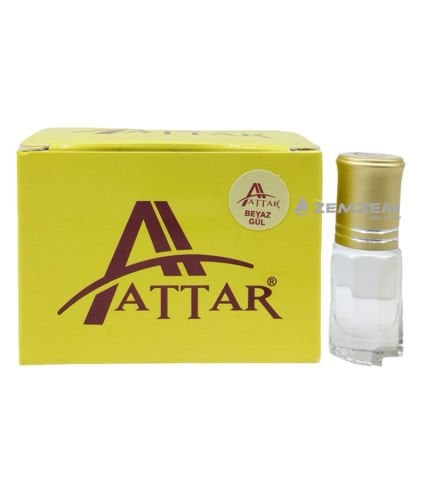 Attar Esans Beyaz Gül 3 ml - 12 li Paket Seçenekli